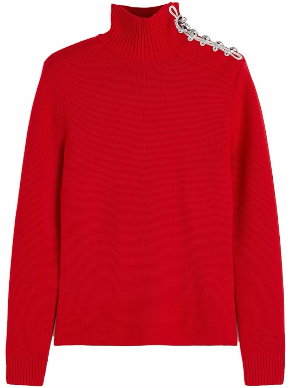 PACO RABANE X H&M red wool sweater  unisex M - Picture 2 of 13